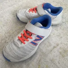New Balance テニスシューズ 21cm ホワイト/ブルー/オレンジ