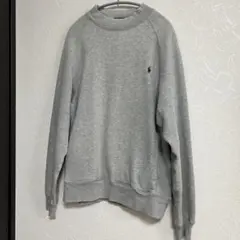 90s POLO by RALPH LAUREN メンズ　トレーナー　グレー　M