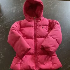 Ralph Lauren フード付きダウンコート 110サイズ ピンク