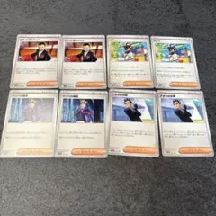 ロケット団のサカキ、スグリ、マツバの確信、アキオの手際　合計8枚セット