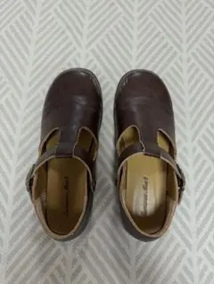 SM2 サマンサモスモスブラウン レザー ストラップシューズ M