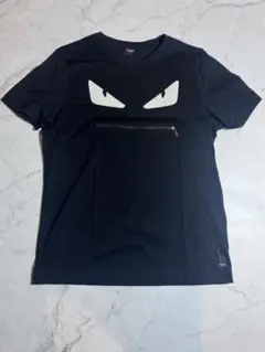 FENDI 目の形プリント Tシャツ 半袖 ブラック48 Mサイズのサムネイル