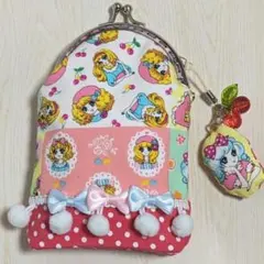 昭和レトロ　おとめちっくパーティ　がま口ポーチ