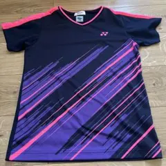 YONEX VersiCool Tシャツ M ネイビー/ピンク