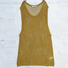 ジャーナルスタンダード メッシュタンクトップ(M)レイヤード 綿 麻のサムネイル