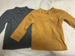 UNIQLOリブ編み長袖セーター2枚セット 100cm