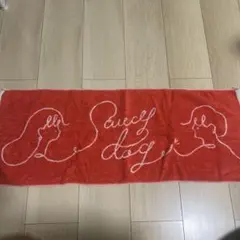 Saucy dog タオル 赤