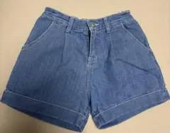 ベルメゾン パペル ラピス デニムショートパンツ 140