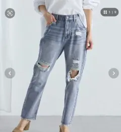 coca ダメージジーンズ ブルー L