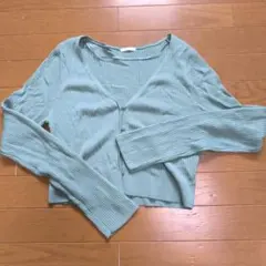 GU ミントグリーン ショート丈長袖
