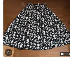 プロポーションボディドレッシングフレアロングスカート