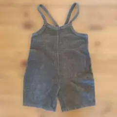 【美品】organic zoo terry dungarees 3-4y