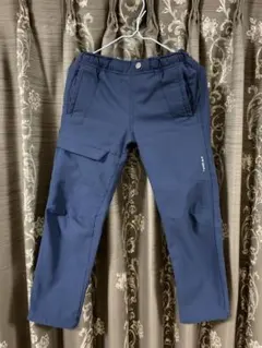 【中古品】ワークマンキッズ　ネイビー ウォームクライミングパンツ 120cm