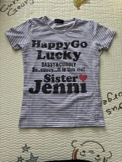 Sister JENNI ボーダー半袖Tシャツ 150cmのサムネイル