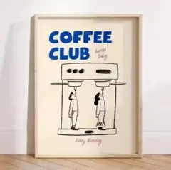 【A3ポスター】COFFEE CLUB ミッドセンチュリー モダン 1547