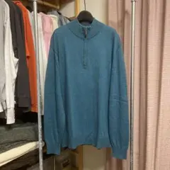 90s 古着 DANIEL CREMIEUX カシミア ハーフジップニットのサムネイル
