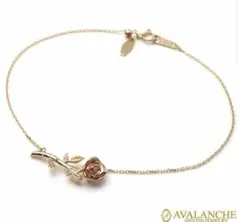 AVALANCHE ブレスレット 薔薇モチーフ 10K 【美品】 - メルカリ