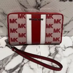 【土日限定最安値】☆美品☆ MICHAEL KORS ラウンドファスナー 長財布