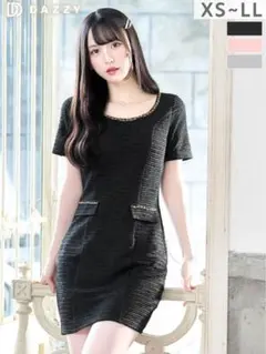 LLサイズ♡DAZZY ブラック タイトドレスLL