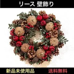 リース 年末年始 冬飾り 壁飾り 壁掛け 装飾 玄関 クリスマス オーナメント