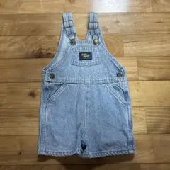 ヴィンテージ OSHKOSH ライトデニム ショートオール 18M表記 90相当