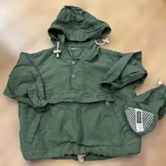 AIGLE フード付きジャケット オリーブグリーン