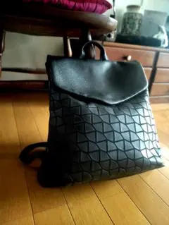 chi.wata　チワタ　幾何学模様 ネイビー リュック chi.wata チワタ 幾何学模様 ネイビー リュック