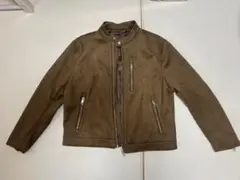 新品未使用　ブラウン スエード ジャケット