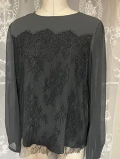ランバン　コレクション　ブラックレース