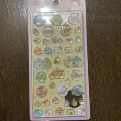 シール　ボンボンドロップシール　すみっこ　立体　ぷくぷく　ウォーター