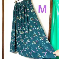 花柄 Mサイズ ロングスカート
