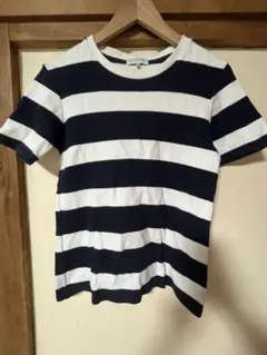 ネイビーとホワイトストライプ Tシャツ