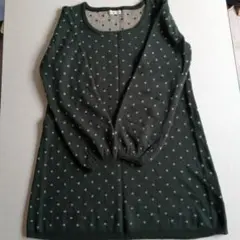 値下げ　earth 　モスグリーン　チュニック