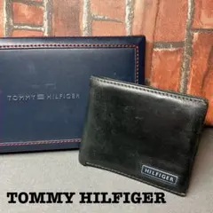 【TOMMY ＨILFIGER】トミーヒルフィガー 二つ折り財布 ロゴ メンズ