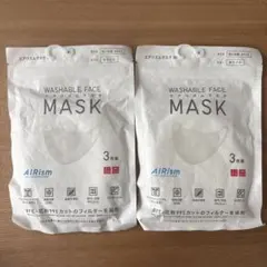 ユニクロ　UNIQLO　エアリズムマスク　ちいさめ　Mサイズ　ホワイト　2袋