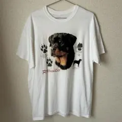 00s USA古着 ロットワイラー アニマル 犬 ドッグ ヴィンテージTシャツ