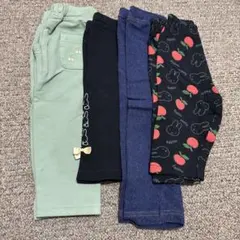 ミッフィー　さくらんぼ　アカチャンホンポ 95 レギンス　7分丈