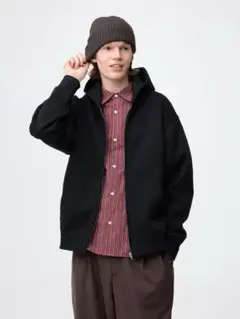 【新品未使用タグ付き】ヘビーウェイトスウェットフルジップパーカ 黒 3XL