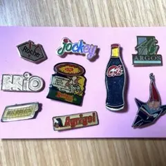 フランスビンテージピンバッジセット