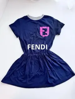 FENDI 子供　キッズ　ワンピース FFロゴ　チュニックのサムネイル