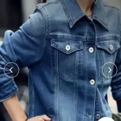 ant i qua ヴィンテージ加工カットデニムジャケット