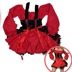 女海賊　パイレーツ　ゴスロリ　ロリータ風　コスプレ　Fサイズ　（20）