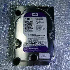WD Purple 3TB HDD WD30PURX