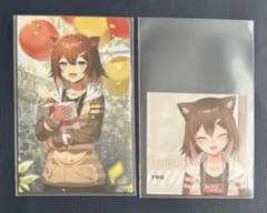 文野環　ステッカー カード
