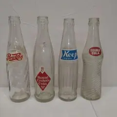 ☆ヴィンテージ沖縄コーラガラス瓶　６０年代４本のサムネイル