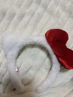 キティちゃんカチューシャ 白・赤