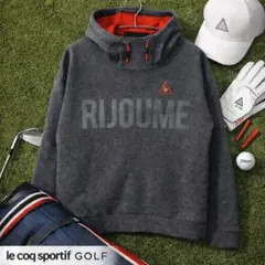 【美品】 ルコックスポルティフゴルフ RIJOUME ロゴパーカー L