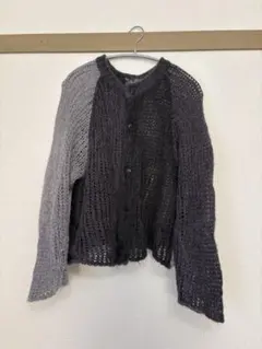 大幅降價！【BEAMSBOY】馬海毛針織外套 灰色・黑色