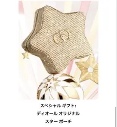 Dior ディオール 2025 ホリデー 星型 ノベルティ ポーチ 星 スター