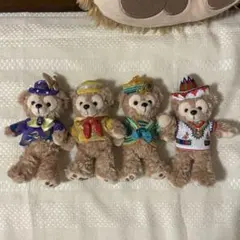 ダッフィー ぬいバ4匹 セット